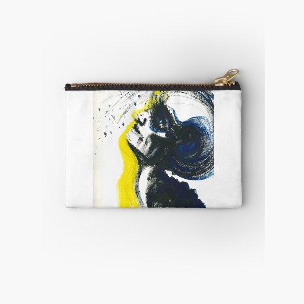 Item preview, Abstract acrylic portrait painting-he is the sun and the sky designed and sold by nahaljafariart.