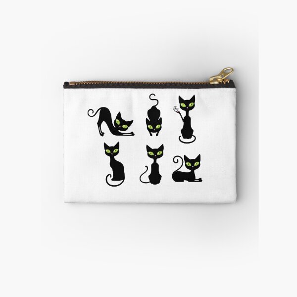 Item preview, Black cats with big green eyes   designed and sold by anemiche.
