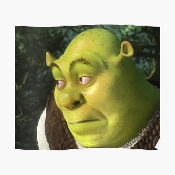 Shrek meme Poster