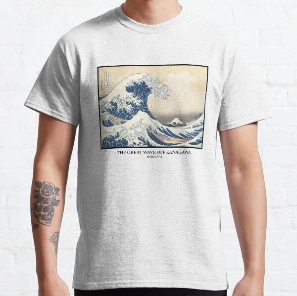 Aperçu de l'œuvre La grande vague au large de Kanagawa Hokusai créée et vendue par ind3finite.
