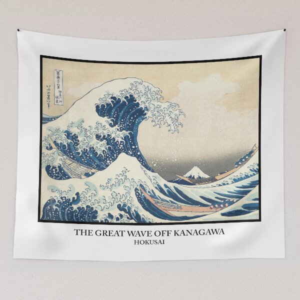 Item preview, The Great Wave off Kanagawa Hokusai designed and sold by ind3finite.