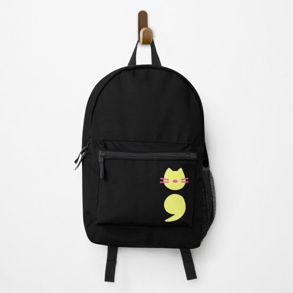 Item preview, Yellow Semicolon Cat designed and sold by SparkSnaps.