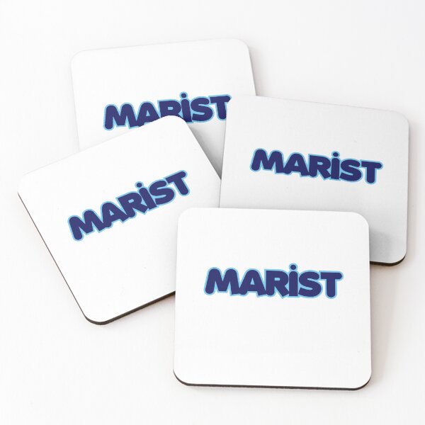 Item preview, Marist Navy and Baby Blue Bubble Letter Logo designed and sold by katiemarielle.