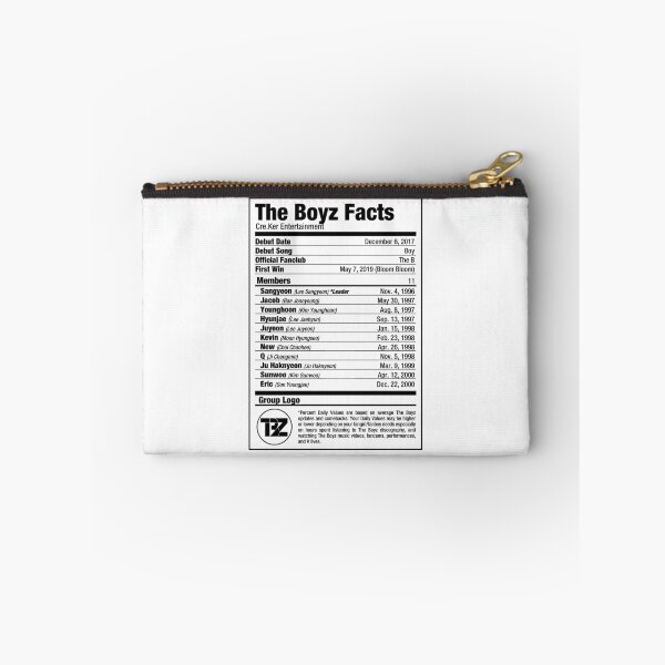 Item preview, THE BOYZ Kpop Nutritional Facts designed and sold by skeletonvenus.