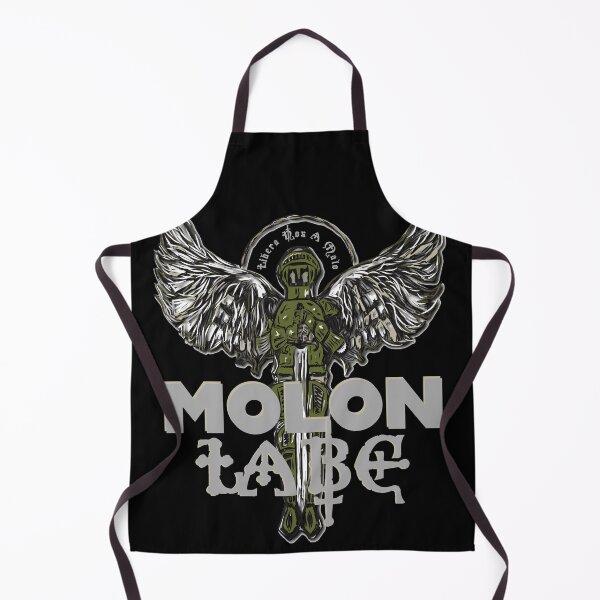 Item preview, Molon Labe- Libera Nos A Malo - Light Grey Font for Dark coloured items! designed and sold by CatholicArtisan.
