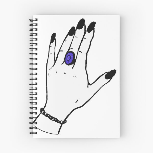 Item preview, Hand with blue ring designed and sold by Glunick.