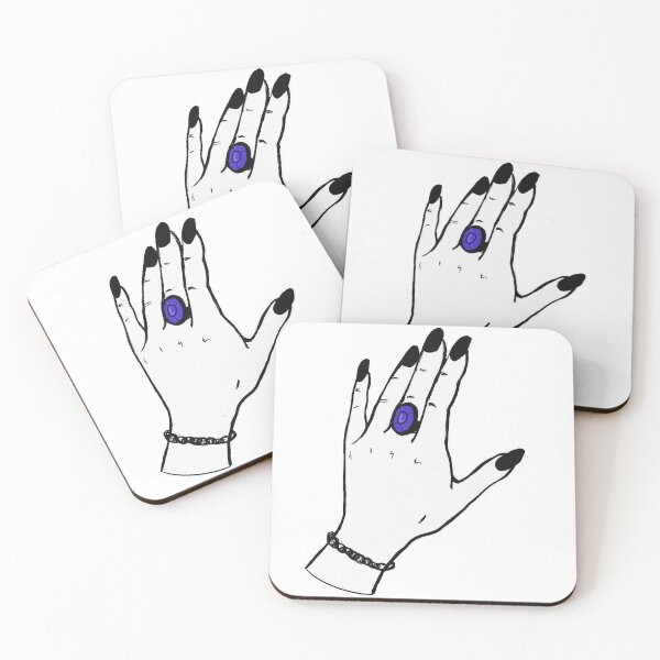 Item preview, Hand with blue ring designed and sold by Glunick.