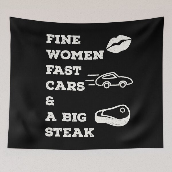 Item preview, Big Steak Ladies Man Funny Auto Lover designed and sold by StudioTina.