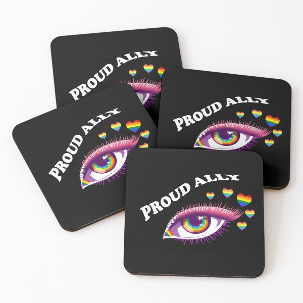 Item preview, Proud Ally Eye LGBTQ Sign  designed and sold by aronia.