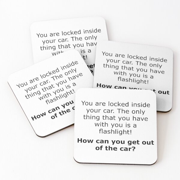 Item preview, Complex Riddle - Escape From The Car Series designed and sold by ThinkinClothing.