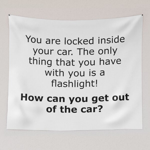 Item preview, Complex Riddle - Escape From The Car Series designed and sold by ThinkinClothing.