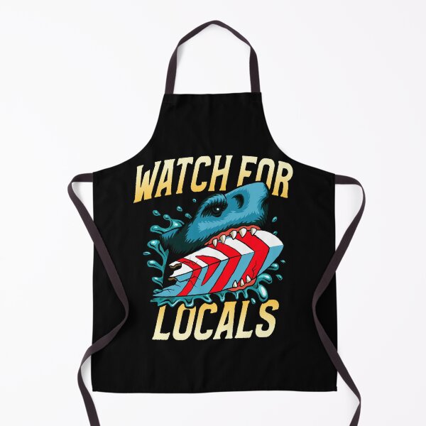 Item preview, Watch For Locals - Surfer / Shark Week Design designed and sold by 1chillin.