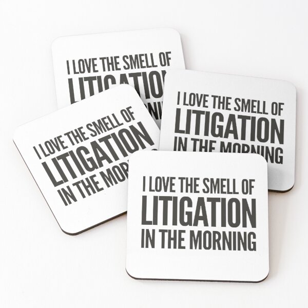 Item preview, I Love The Smell Of Litigation In The Morning designed and sold by Rcasadesign.
