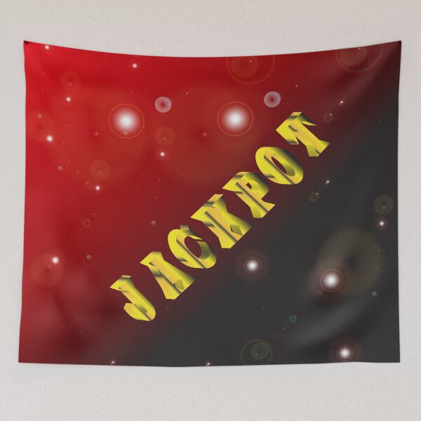Item preview, Jackpot - 3d text on red-black background with highlights designed and sold by Murza.