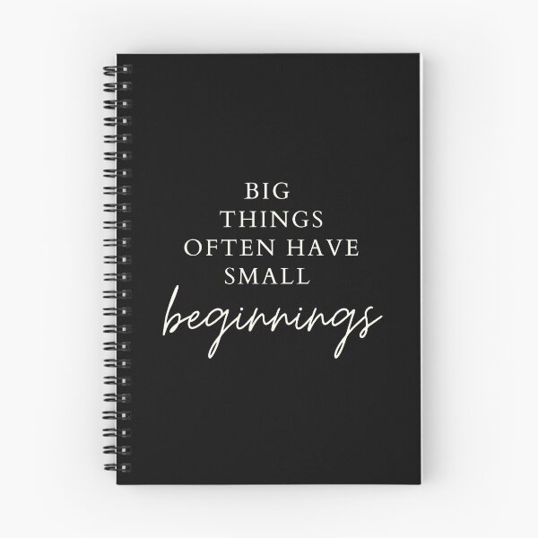 Item preview, Big things often have small beginnings inspirational quote motivational mental health slogans strong women savage classy life motto minimalist short words quotes positivity success sayings 4 designed and sold by Inside Head.