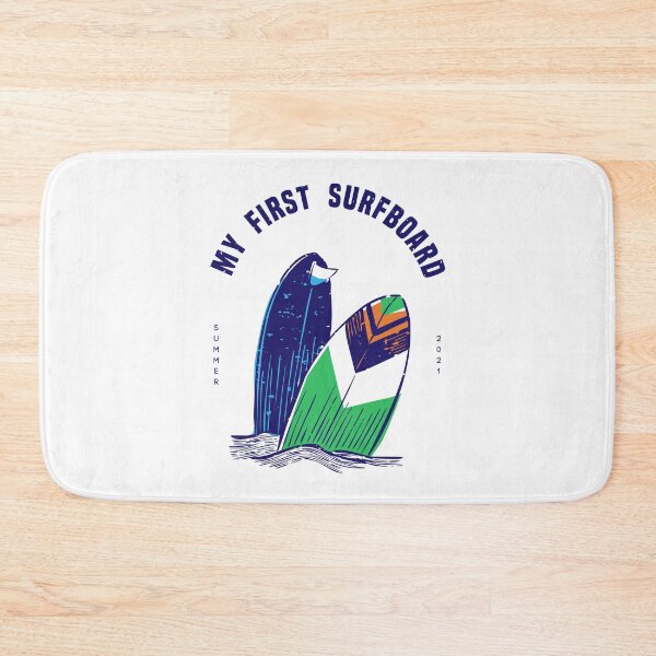 Item preview, My First Surfboard Blue designed and sold by art-by-gui.