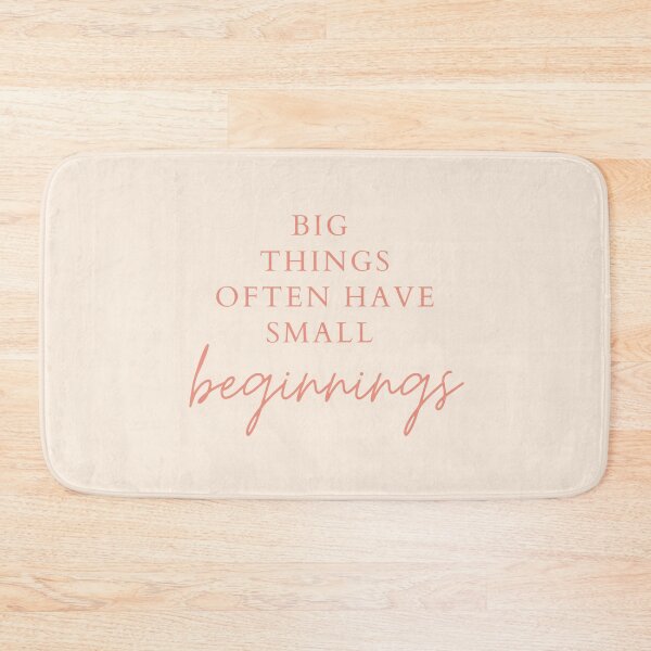 Item preview, Big things often have small beginnings inspirational quote motivational mental health slogans strong women savage classy life motto minimalist short words quotes positivity success sayings 6 designed and sold by Inside Head.