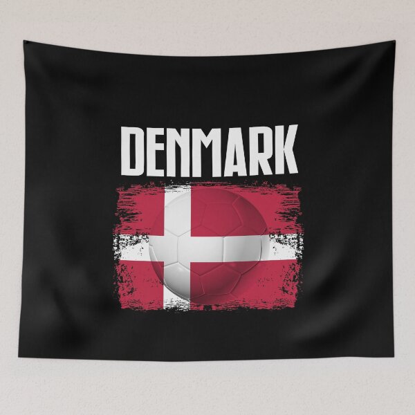 Aperçu de l'œuvre Danemark Danemark Football Européen 2020 créée et vendue par Uppercase Tees.