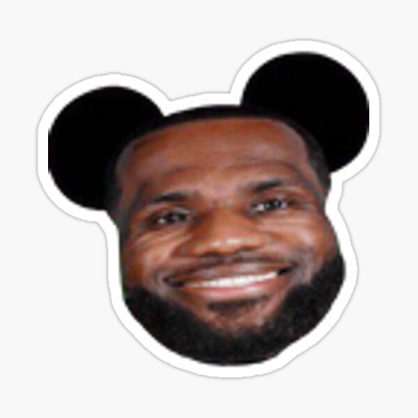 Le Mickey - LeBron James - Lakers Basketball - Funny Meme Sticker