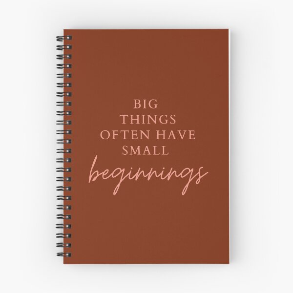 Item preview, Big things often have small beginnings inspirational quote motivational mental health slogans strong women savage classy life motto minimalist short words quotes positivity success sayings 8 designed and sold by Inside Head.