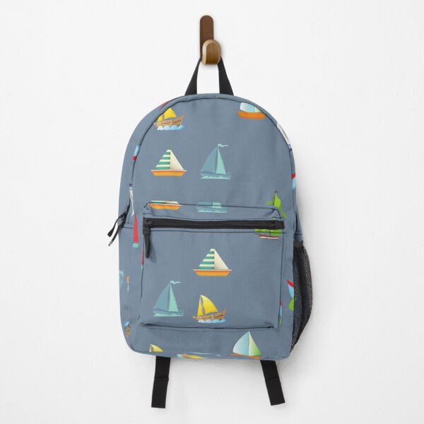 Item preview, Sea and Ocean Boats Pattern, Sail Boats Collage designed and sold by silviaol.