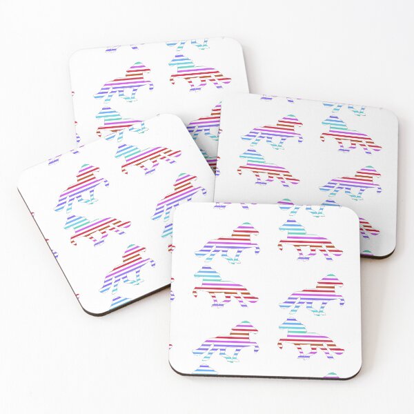 Item preview, Striped horse sticker pack designed and sold by MotherOfBears.