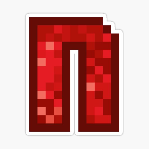 Letter Art Orange Retro Pixel Pattern - M Sticker for Sale by dylanxh