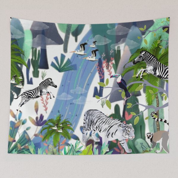 Item preview, Jungle landscape Pattern  designed and sold by MarcSabuncu.