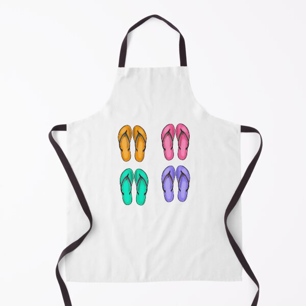 Item preview, Colorful flipflops designed and sold by PurpleTurtle8.