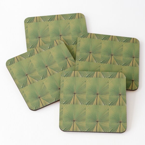 Item preview, Muted Green Fan Palm Trees designed and sold by jannelserrano.