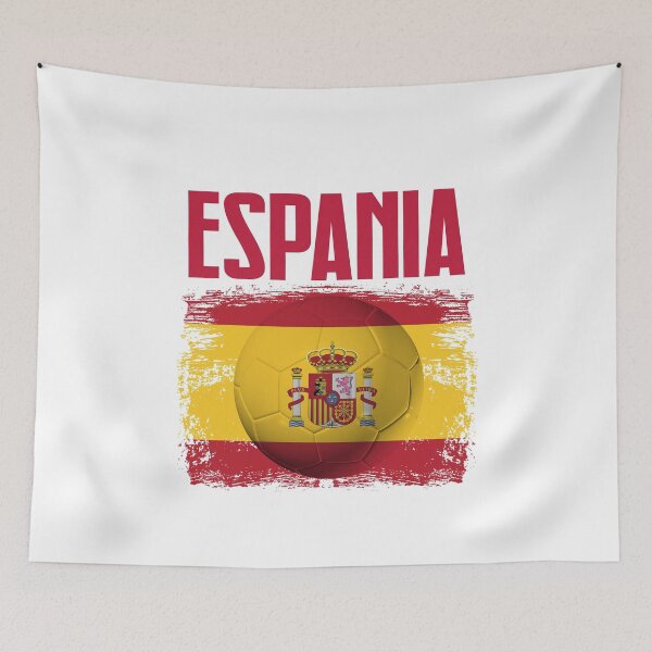 Item preview, Spain España Espanya Espania European Football 2020 Red on White designed and sold by Uppercase Tees.