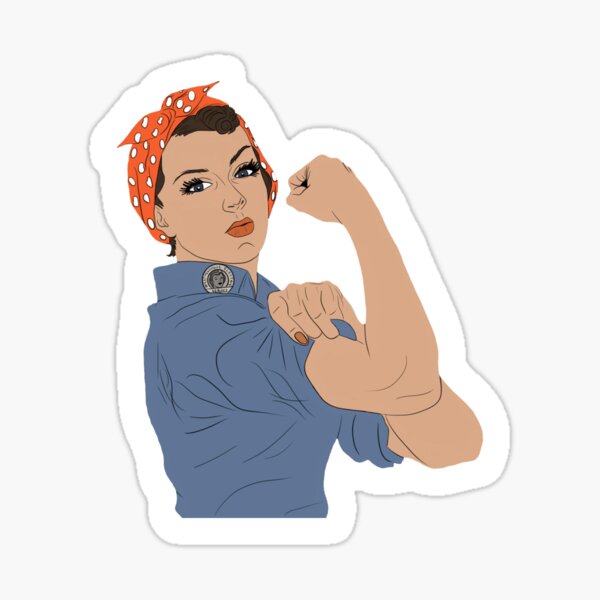Rosie The Riveter Sticker