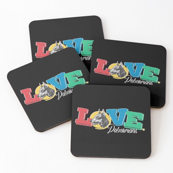 Item preview, Love Dobermans Mulicolor Design designed and sold by LifeCrush.