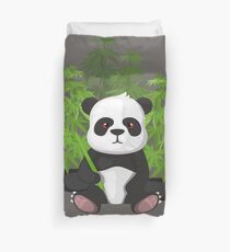 High panda Duvet Cover