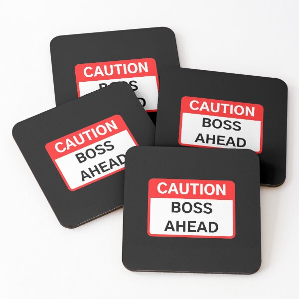 Item preview, CAUTION BOSS AHEAD designed and sold by Axley.