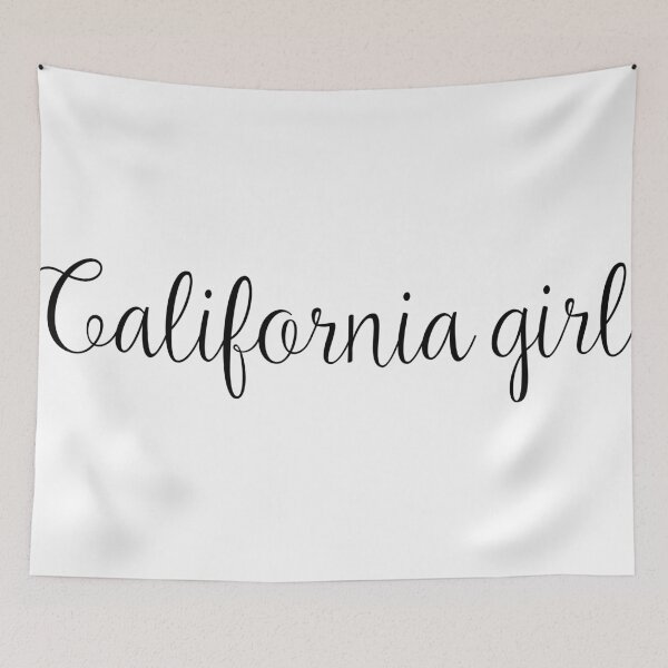 Item preview, California girl written in black script designed and sold by StickersbyVW.
