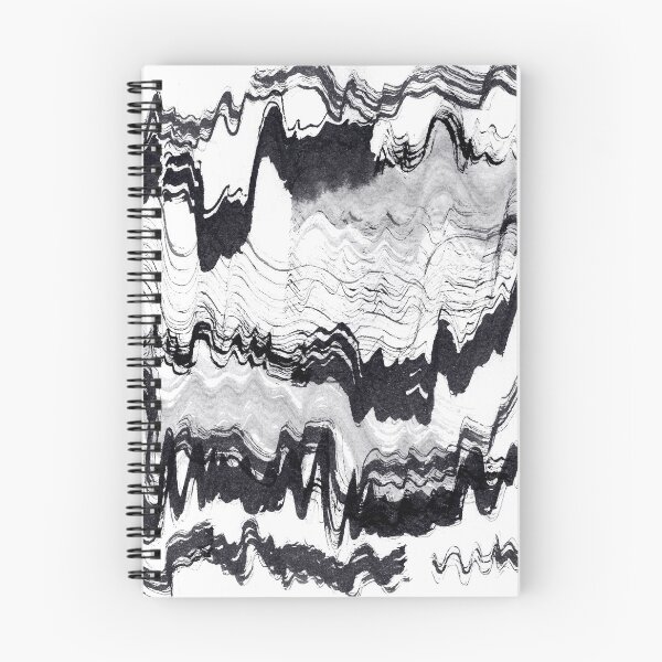 Item preview, ink explorations (078) - abstract black india ink painting designed and sold by expl-rations.