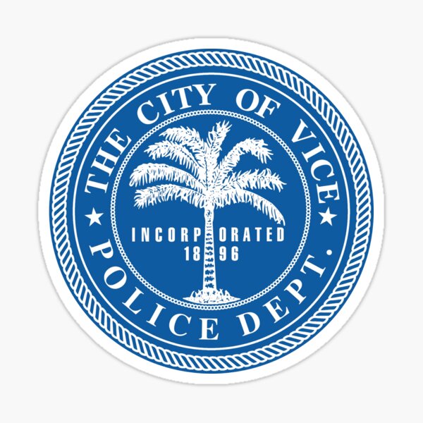 STICKER POLICE HALLENDALE BEACH FL 