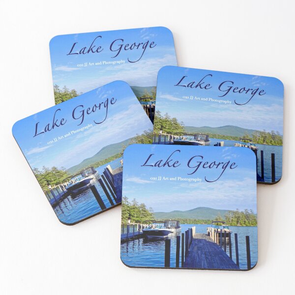 Item preview, Lake George Boats and Mountains designed and sold by jezebel521.