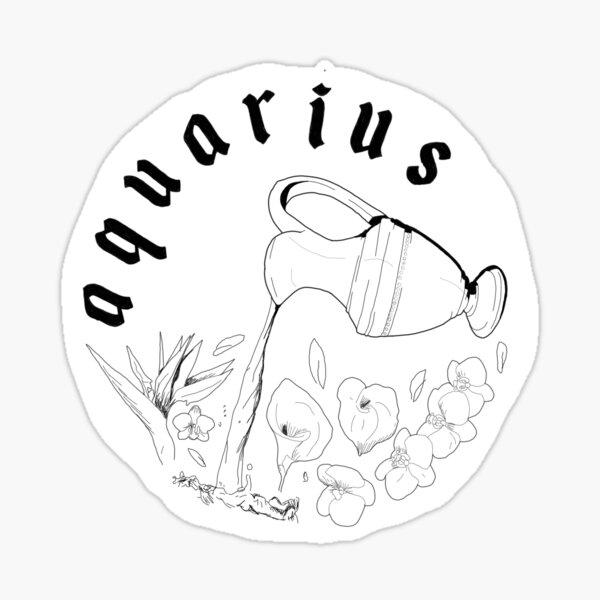 It's Aquarius Season BB | Zodiac Sticker