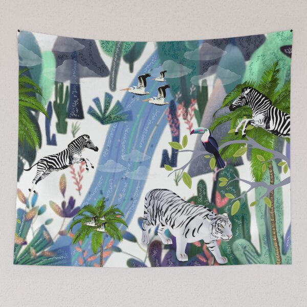 Item preview, Jungle landscape Pattern  designed and sold by MarcSabuncu.