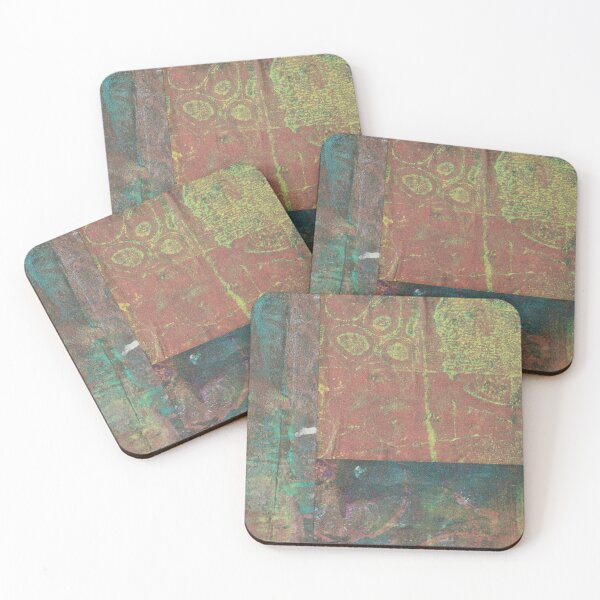Item preview, A Collage of Abstract Mono Prints designed and sold by mewinkart.