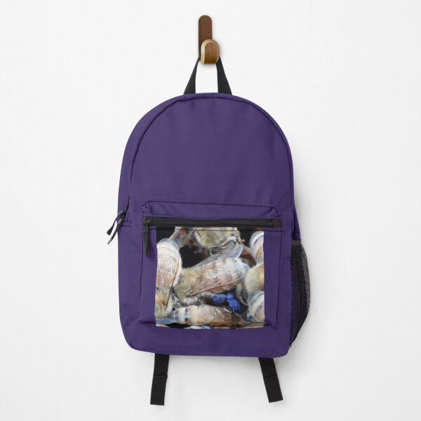Item preview, Cute, purple pollen on worker bee, insect. designed and sold by slowboy.