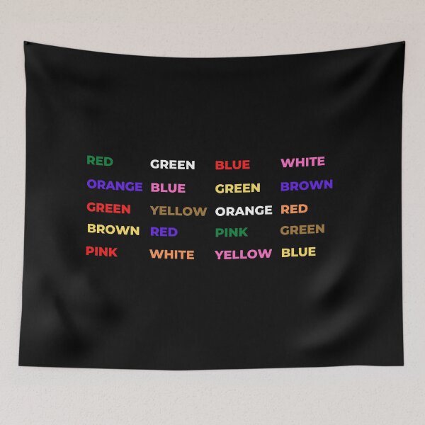 Item preview, Stroop Test - Psychology, Neuroscience, Geek, Nerd, Brain, Stroop Effect, Cognition, Psych designed and sold by jadedscientist.