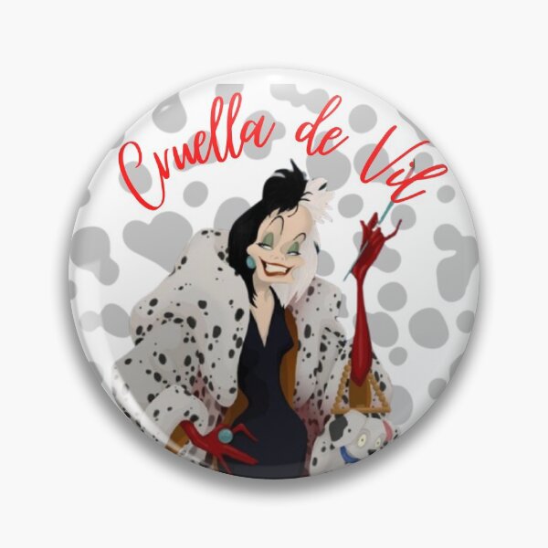 Item preview, Cruella de Vil Dalmata Sticker designed and sold by LevelArt.