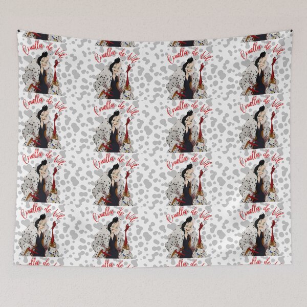 Item preview, Cruella de Vil Dalmata Sticker designed and sold by LevelArt.