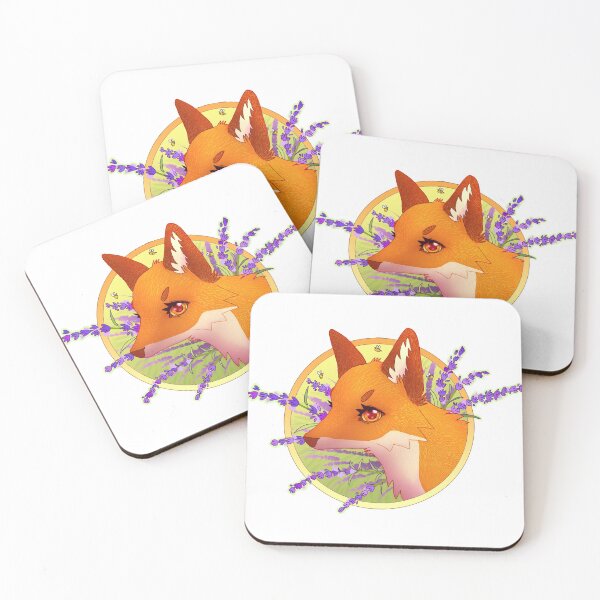 Item preview, Fox with Lavender  designed and sold by sleepwhisker.