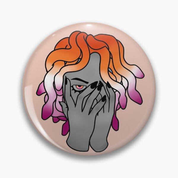 Item preview, Medusa the Innocent - Lesbian Pride designed and sold by rollingtape.