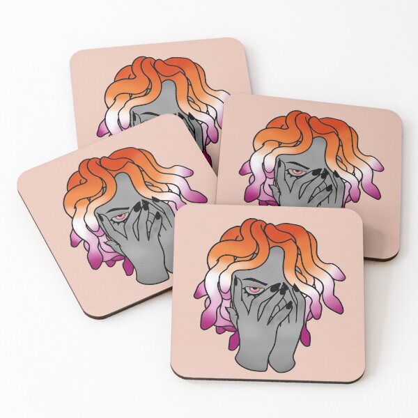 Item preview, Medusa the Innocent - Lesbian Pride designed and sold by rollingtape.