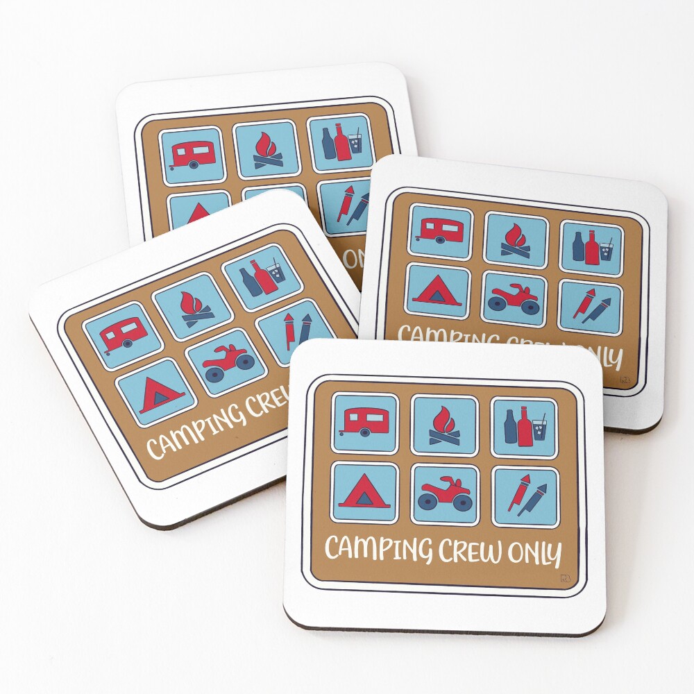 Item preview, Coasters (Set of 4) designed and sold by RooBooCo.